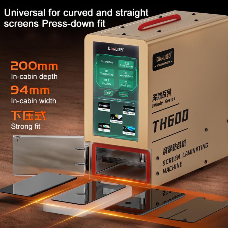 Qianli TH600 Phone LCD Curved / Straight Screen Universal Pressing Laminating Machine, Plug:EU Plug - free shipping - PMC TechLife - Order now!