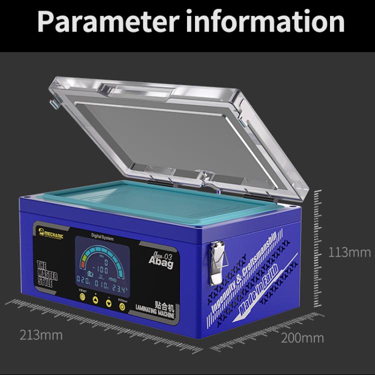 Mechanic Gan-03 Abag 8-inch Airbag Laminating Machine, Plug:US Plug - free shipping - PMC TechLife - Order now!