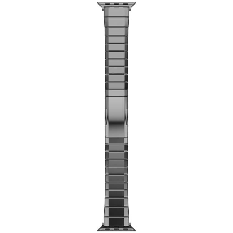 For Apple Watch 46mm / 49mm / 45mm / 44mm One-Bead Pure Titanium Buckle Watch Band(Grey) - free shipping - PMc TechLife - Order now!