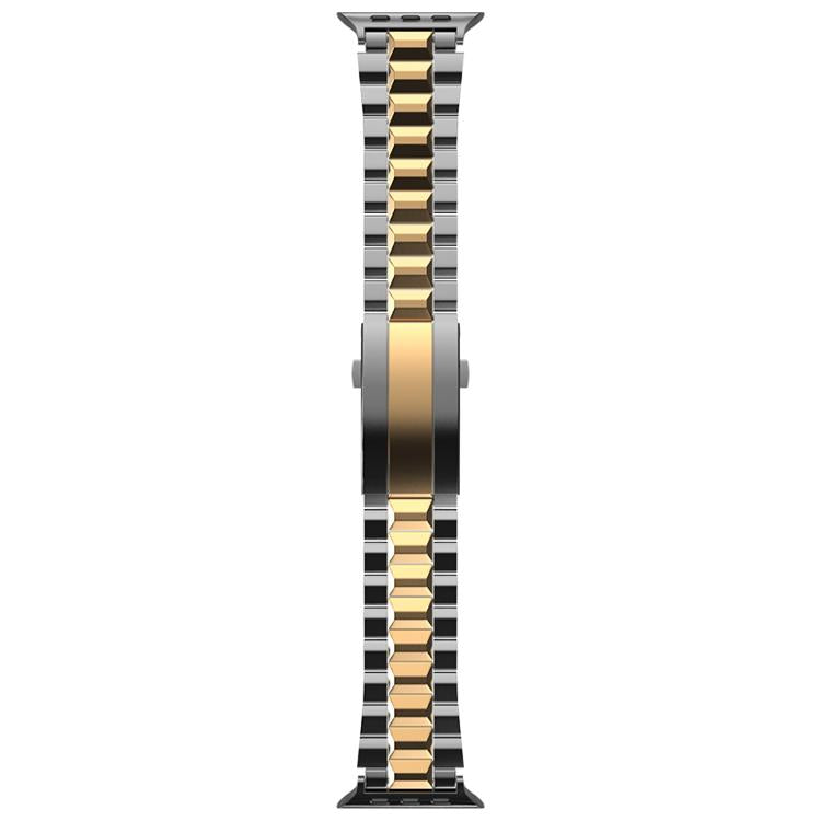 For Apple Watch 46mm / 49mm / 45mm / 44mm T-shaped Turtle Buckle Detachable Titanium Watch Band(Grey Gold) - free shipping - PMc TechLife - Order now!
