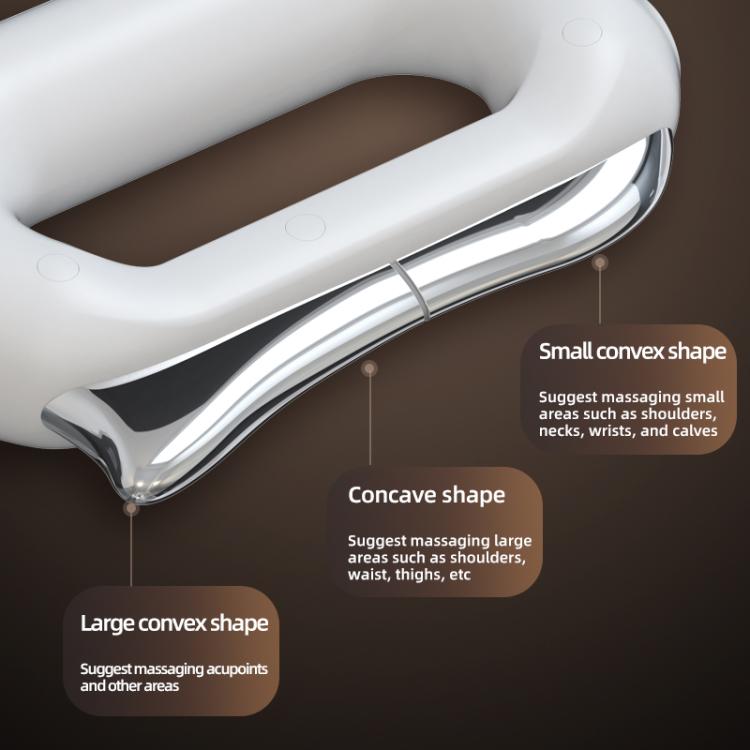 LSHOW Electric Heating EMS Meridian Dredge Fascia Knife(White) - free shipping - PMC TechLife - Order now!