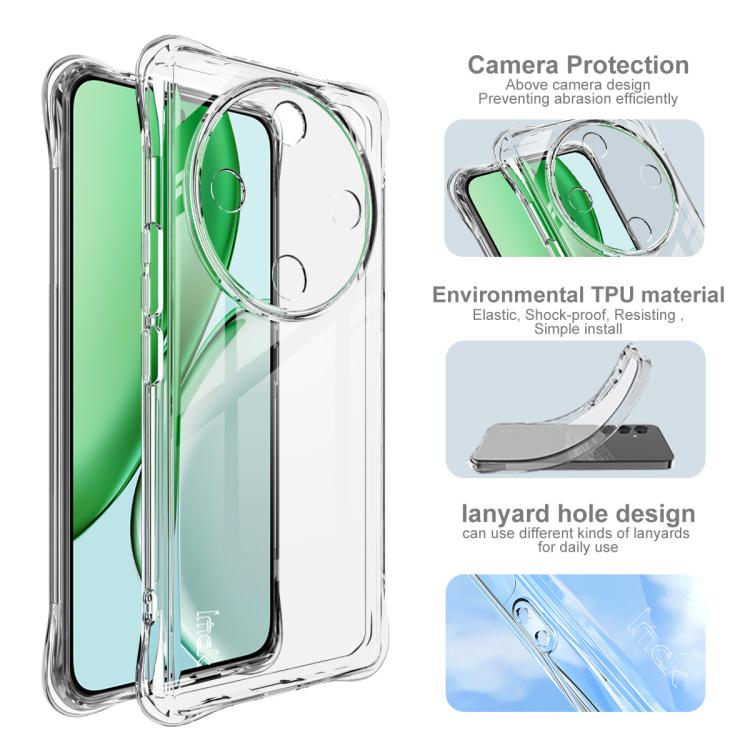 For Honor X70 5G imak Shockproof Airbag TPU Phone Case(Transparent) - free shipping - PMC TechLife - Order now!