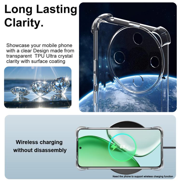 For Honor X70 5G imak Shockproof Airbag TPU Phone Case(Transparent) - free shipping - PMC TechLife - Order now!