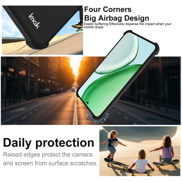 For Honor X70 5G imak Shockproof Airbag TPU Phone Case(Matte Black) - free shipping - PMC TechLife - Order now!