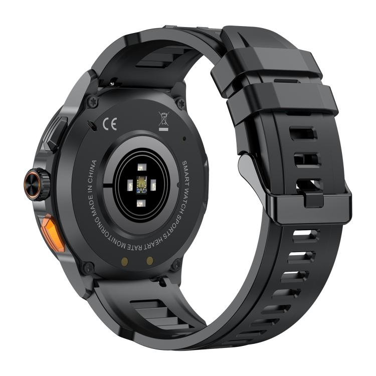 AK77 BT Call Smart Watch, Support Blood Oxygen / Blood Pressure / Heart Rate / Sports Health Monitoring Fitness Tracker(Black Silicone) - free shipping - PMC TechLife - Order now!