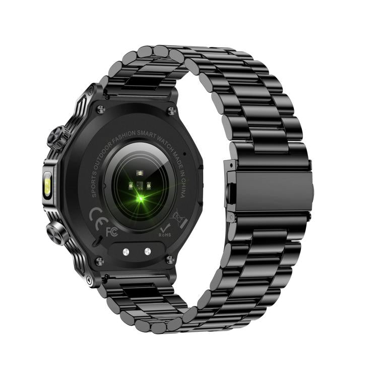 AK82 BT Call Smart Watch, Support Blood Oxygen / Blood Pressure / Heart Rate / Sports Health Monitoring Fitness Tracker(Space Gray  Steel) - free shipping - PMC TechLife - Order now!