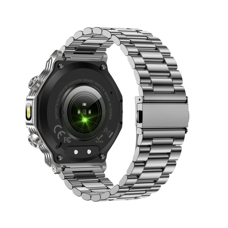 AK82 BT Call Smart Watch, Support Blood Oxygen / Blood Pressure / Heart Rate / Sports Health Monitoring Fitness Tracker(Silver Steel) - free shipping - PMC TechLife - Order now!