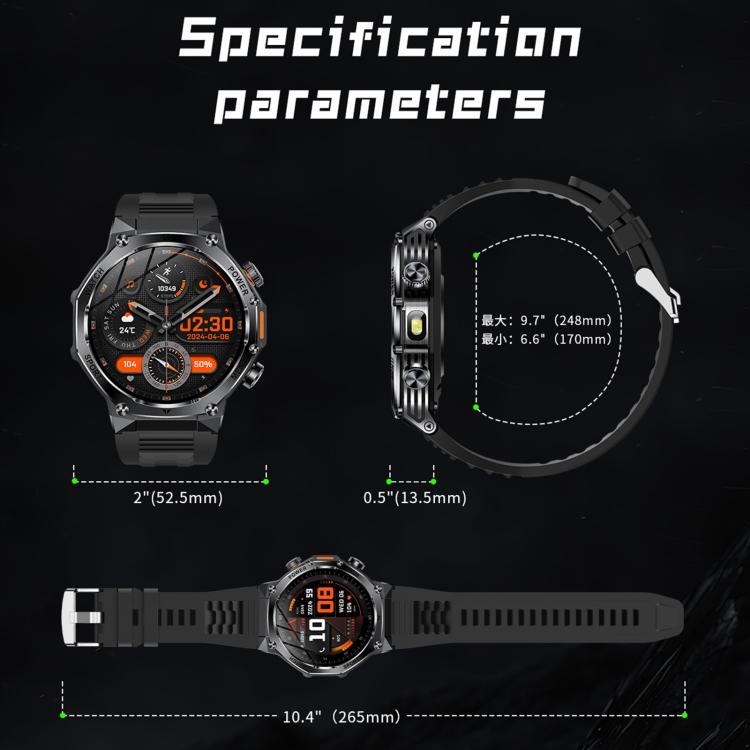 AK82 BT Call Smart Watch, Support Blood Oxygen / Blood Pressure / Heart Rate / Sports Health Monitoring Fitness Tracker(Silver Steel) - free shipping - PMC TechLife - Order now!