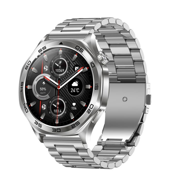 AK83 BT Call Smart Watch, Support Blood Pressure / Heart Rate / Sports Health Monitoring Fitness Tracker(Steel 3-Bead Steel) - free shipping - PMC TechLife - Order now!