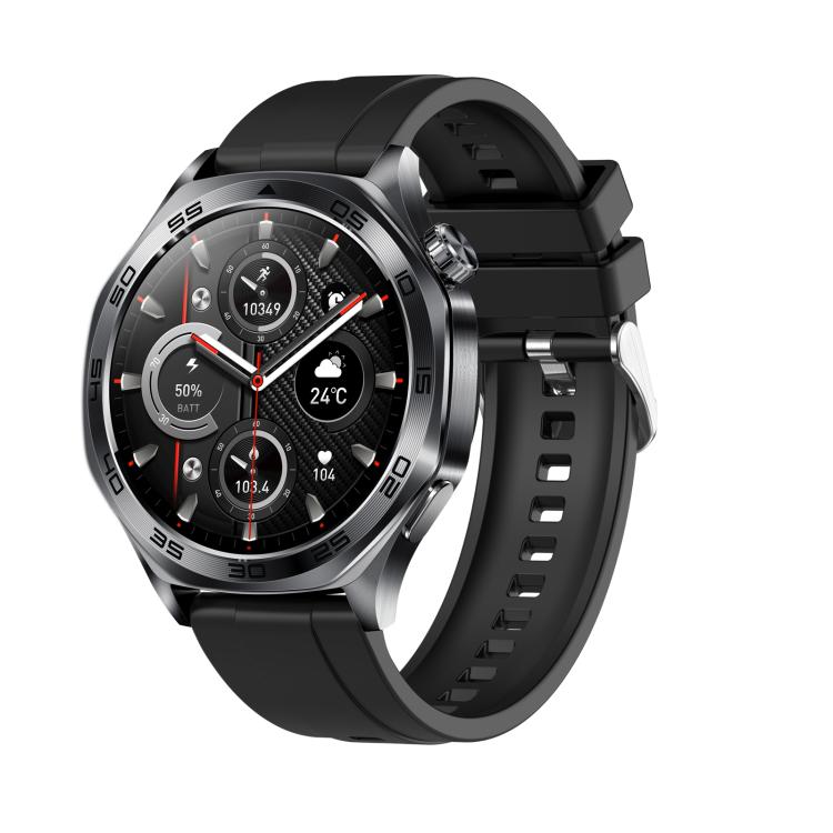 AK83 BT Call Smart Watch, Support Blood Pressure / Heart Rate / Sports Health Monitoring Fitness Tracker(Black Silicone) - free shipping - PMC TechLife - Order now!