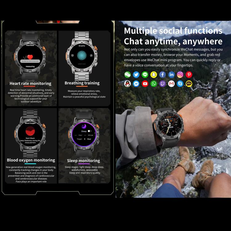 BH11 4G LTE Android 8.1 Smart Watch, 2GB+16GB, Unisoc 8541 Quad Core, Support Heart Rate / Blood Oxygen(Black Silicone) - free shipping - PMC TechLife - Order now!