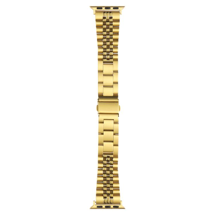 For Apple Watch 42mm / 41mm / 40mm / 38mm Quick Release Five-bead Metal Watch Band(Gold) - free shipping - PMC TechLife - Order now!