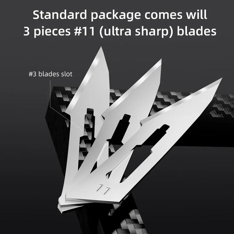 QianLi TX01 Carbon Fibre Non-Magnetic Anti-Static Universal Knife Handle - free shipping - PMC TechLife - Order now!