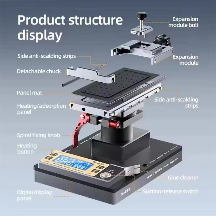 Qianli PM86 Universal Screen Disassembling Heating Separator, Plug:UK Plug - free shipping - PMC TechLife - Order now!