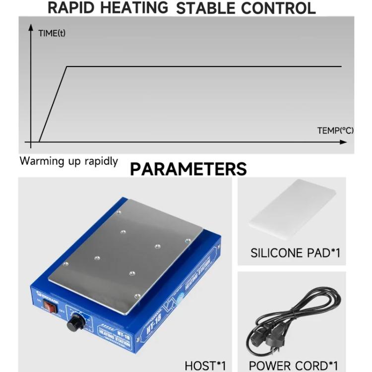 Mechanic HT-18 Intelligent Numerical Control Thermostatic Heating Platform, Plug:UK Plug - free shipping - PMC TechLife - Order now!