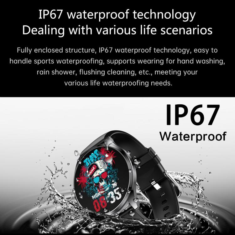 H77 1.43 inch AMOLED Screen Health & Fitness Smart Watch IP67 Waterproof Support BT Call(Grey) - free shipping - PMc TechLife - Order now!
