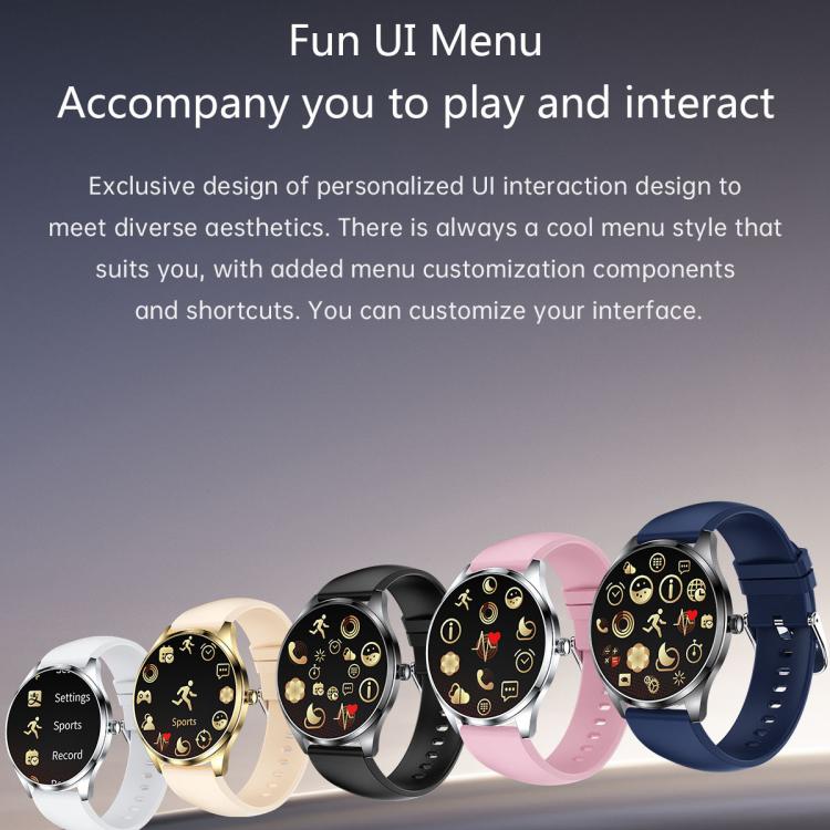 H77 1.43 inch AMOLED Screen Health & Fitness Smart Watch IP67 Waterproof Support BT Call(Gold) - free shipping - PMc TechLife - Order now!