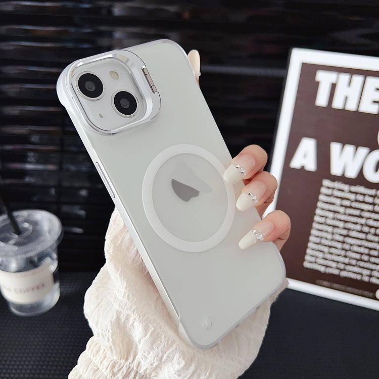 For iPhone 16 Ultra-thin Transparent MagSafe Magnetic Frameless Lens Holder Phone Case - free shipping - PMC TechLife - Order now!