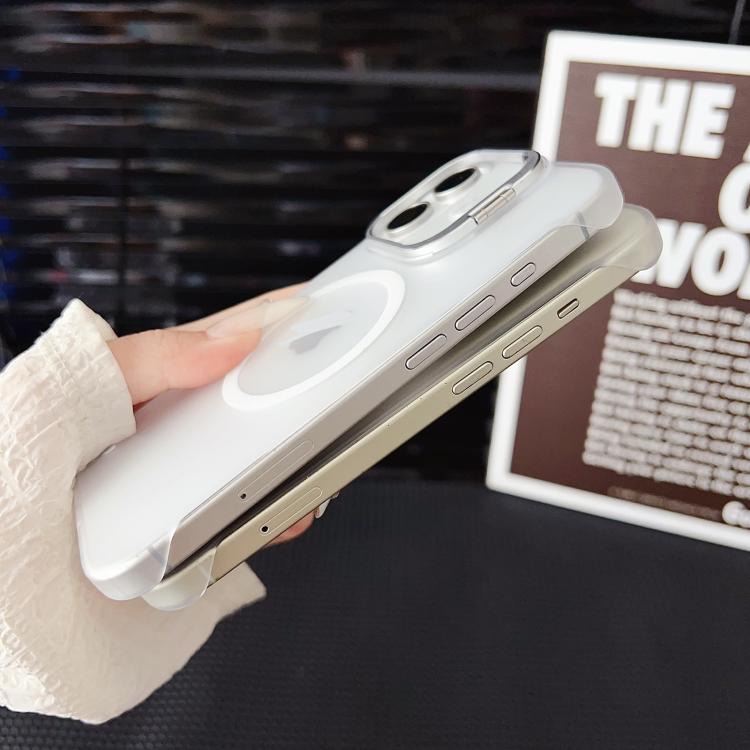 For iPhone 16 Ultra-thin Transparent MagSafe Magnetic Frameless Lens Holder Phone Case - free shipping - PMC TechLife - Order now!