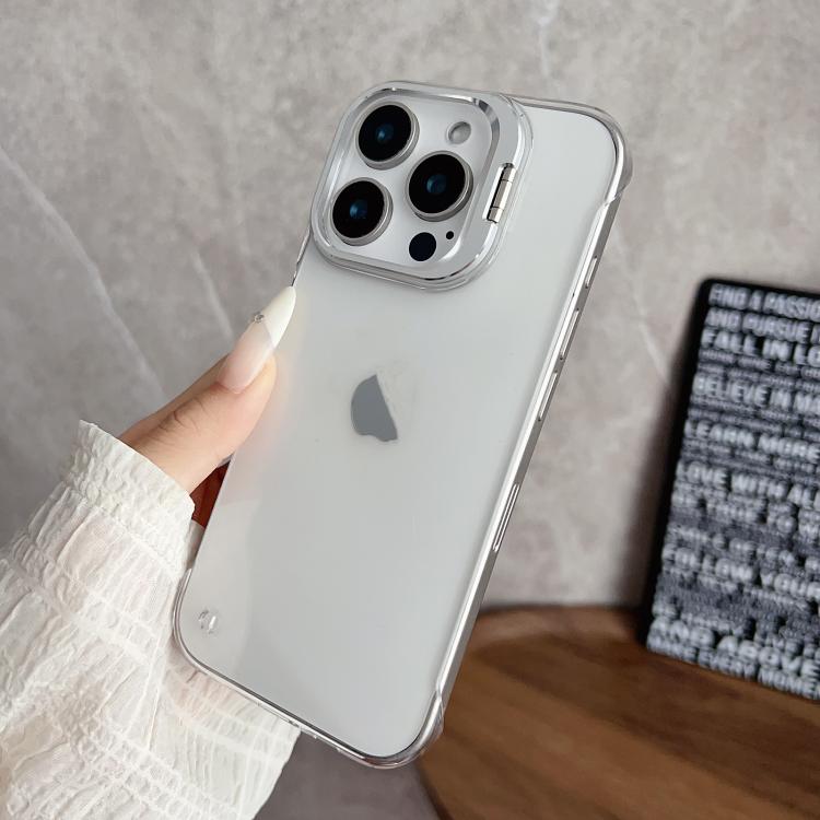 For iPhone 16 Pro Max Ultra-thin Transparent Frameless Lens Holder Phone Case - free shipping - PMC TechLife - Order now!
