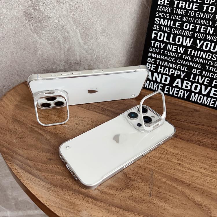 For iPhone 16 Pro Max Ultra-thin Transparent Frameless Lens Holder Phone Case - free shipping - PMC TechLife - Order now!