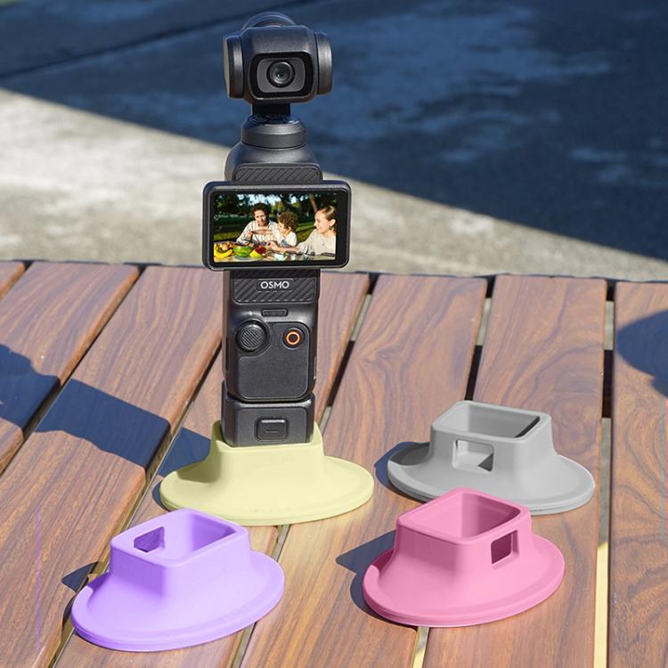 For DJI OSMO Pocket 3 BRDRC Silicone Desktop Base Bracket(Blue) - free shipping - PMC TechLife - Order now!
