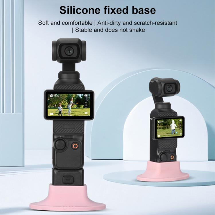 For DJI OSMO Pocket 3 BRDRC Silicone Desktop Base Bracket(Purple) - free shipping - PMC TechLife - Order now!