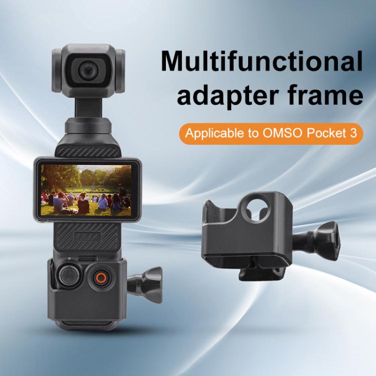 For DJI OSMO Pocket 3 BRDRC Protection Frame Adapter Base, Type:Frame + Chest Strap - free shipping - PMC TechLife - Order now!