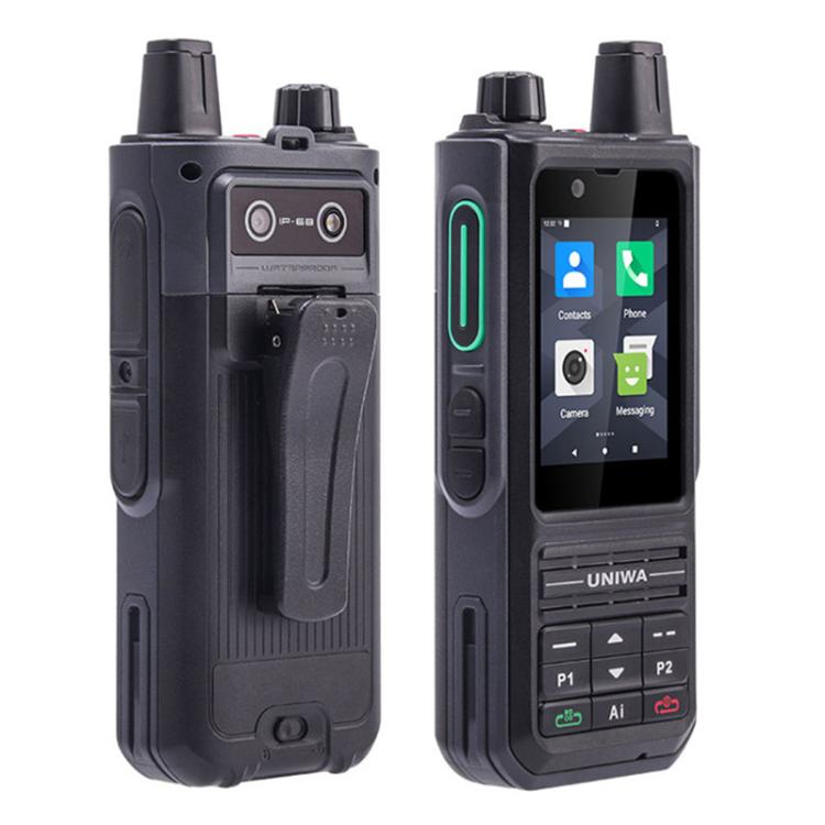 UNIWA NR120 PoC Walkie-Talkie Rugged Phone, 3GB+32GB, 2.4 inch Android 13 Unisoc T158 Octa Core, Network: 5G, NFC, SOS, Plug:AU Plug(Black) - free shipping - PMc TechLife - Order now!