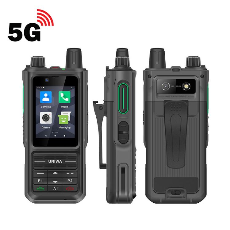 UNIWA NR120 PoC Walkie-Talkie Rugged Phone, 3GB+32GB, 2.4 inch Android 13 Unisoc T158 Octa Core, Network: 5G, NFC, SOS, Plug:UK Plug(Black) - free shipping - PMc TechLife - Order now!