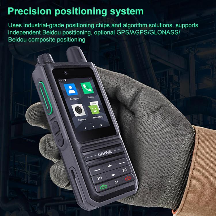 UNIWA NR120 PoC Walkie-Talkie Rugged Phone, 3GB+32GB, 2.4 inch Android 13 Unisoc T158 Octa Core, Network: 5G, NFC, SOS, Plug:EU Plug(Black) - free shipping - PMc TechLife - Order now!