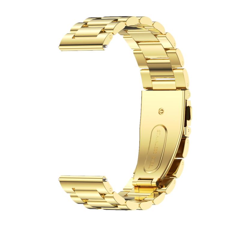 22mm MIJOBS Three Beads Metal Watch Band(Gold) - free shipping - PMC TechLife - Order now!