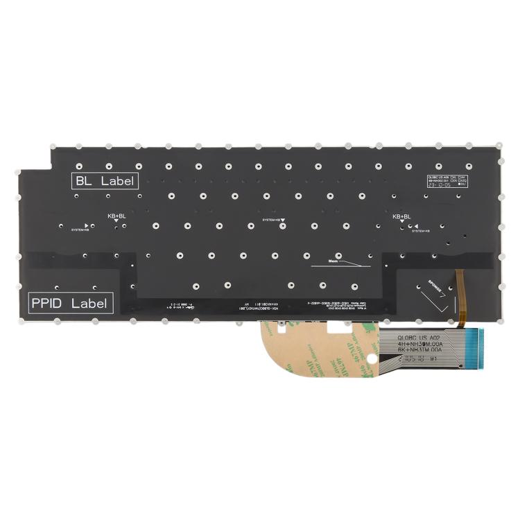 US Version Backlit Laptop Keyboard for Dell XPS 15 9510 9520 9700 9500 Precision 5560 5760 5750 5550 XPS 17 9700 9720 P91F P92F(Black) - free shipping - PMC TechLife - Order now!