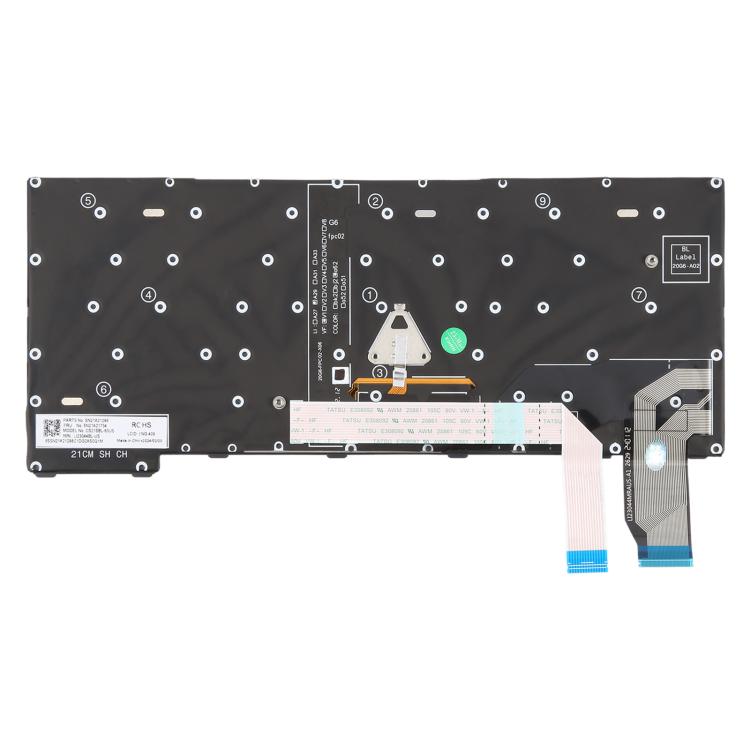 US Version Backlit Laptop Keyboard with Pointing for Lenovo ThinkPad X13 Gen 2 20WK 20XH X13 Yoga Gen 2(Black) - free shipping - PMC TechLife - Order now!