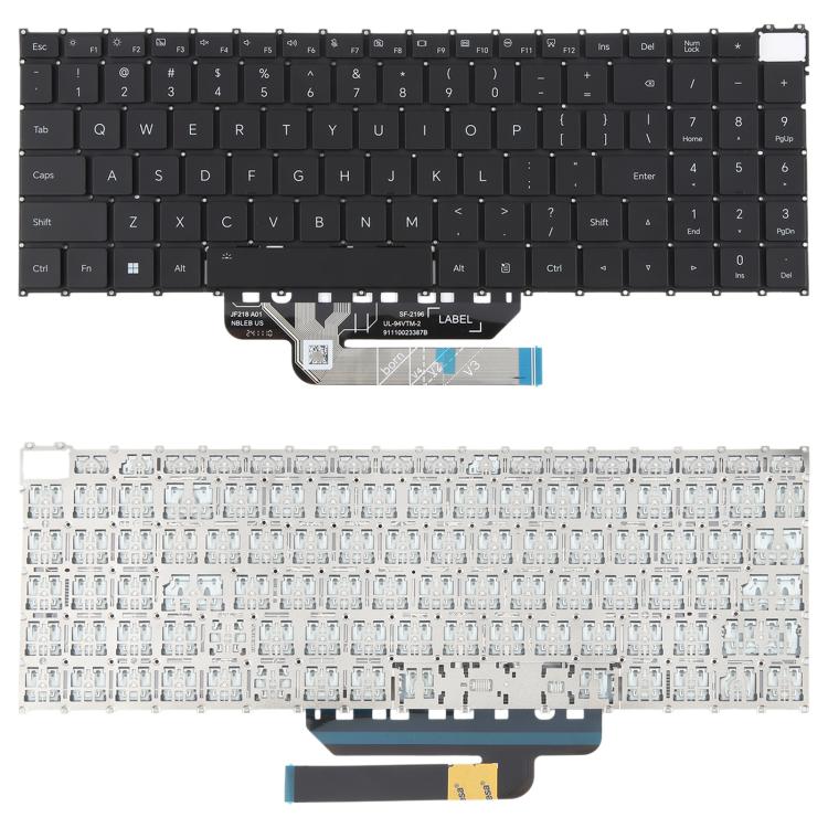 US Version Laptop Keyboard for Honor MagicBook X16 2022 PRO BRN-F56 G561 H76 G56 F561(Black) - free shipping - PMC TechLife - Order now!
