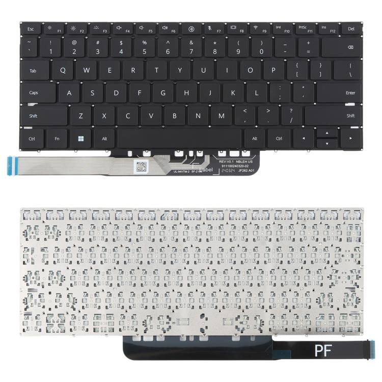 US Version Laptop Keyboard for Huawei Madebook D14 D15 2023 MDF-16 MDG-16 MDG-24 FLMH-16 FLMH-32(Black) - free shipping - PMC TechLife - Order now!