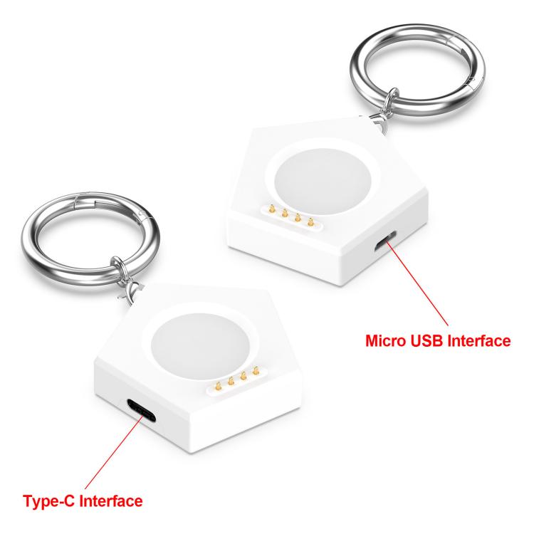 For OPPO Watch X2 Mini Portable Smart Watch Magnetic Charger(White) -  by PMC TechLife | Online Shopping South Africa | PMC TechLife | Buy Now Pay Later Mobicred