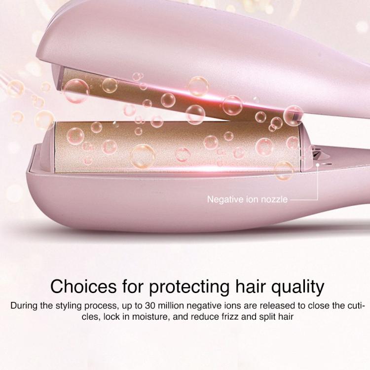 K-SKIN KD885 Negative Ion Electric Hair Curler Iron Hair Styling Tool(EU Plug Pink) - free shipping - PMC TechLife - Order now!