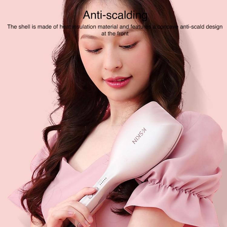 K-SKIN KD885 Negative Ion Electric Hair Curler Iron Hair Styling Tool(EU Plug Pink) - free shipping - PMC TechLife - Order now!