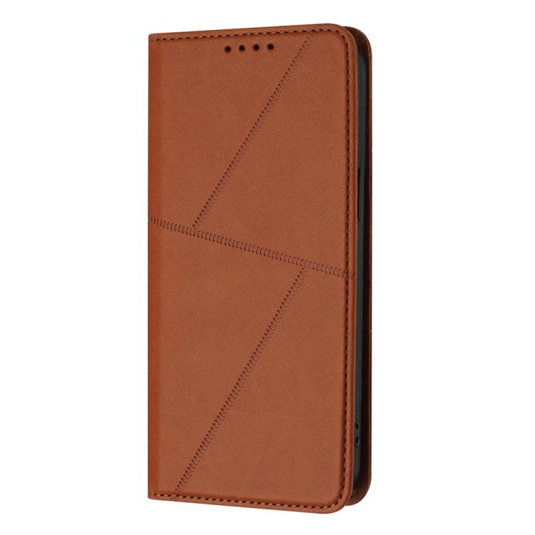 For iPhone 17 Strong Magnetic Frosted Flip Leather Phone Case(Coffee Color) - free shipping - PMc TechLife - Order now!