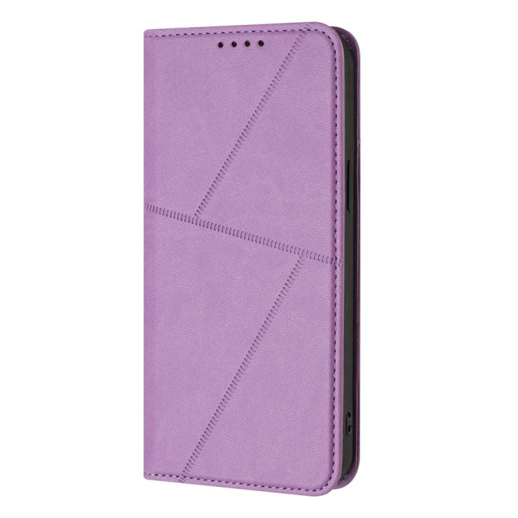 For iPhone 17 Air Strong Magnetic Frosted Flip Leather Phone Case(Light Purple) - free shipping - PMc TechLife - Order now!