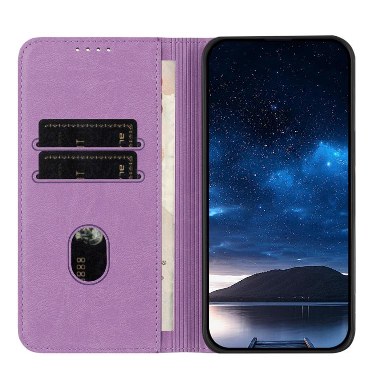 For iPhone 17 Air Strong Magnetic Frosted Flip Leather Phone Case(Light Purple) - free shipping - PMc TechLife - Order now!
