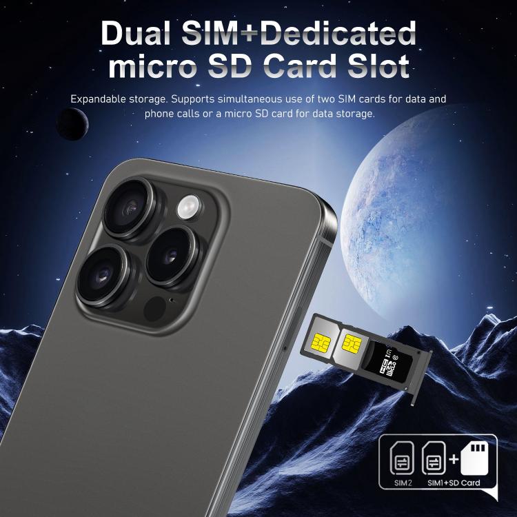 I16 Pro Max / VD1, 3GB+32GB, 6.8 inch Android 10 MTK6753 Octa Core, Network: 4G, Dual SIM, Plug:EU Plug(Pink) - free shipping - PMc TechLife - Order now!