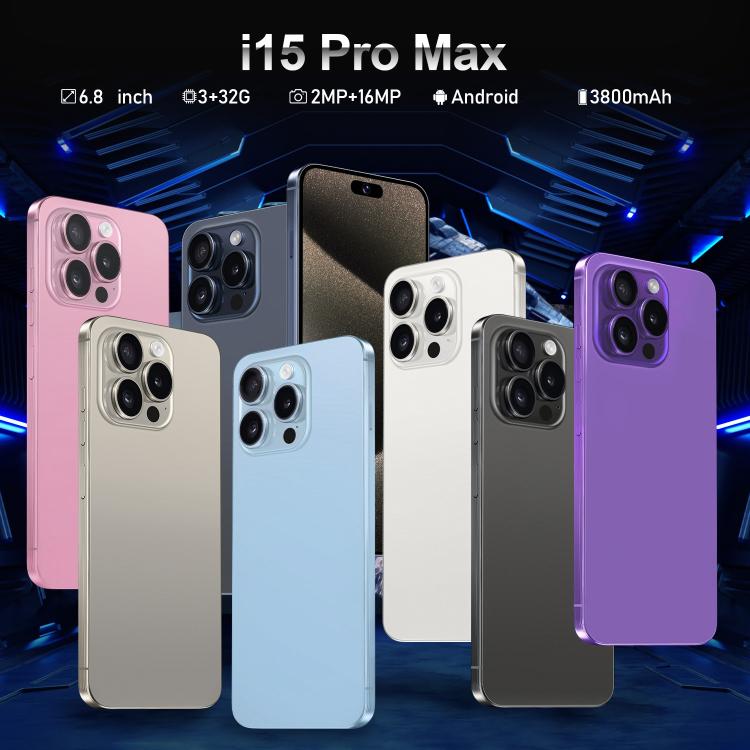 I16 Pro Max / VD1, 3GB+32GB, 6.8 inch Android 10 MTK6753 Octa Core, Network: 4G, Dual SIM, Plug:EU Plug(Purple) - free shipping - PMc TechLife - Order now!