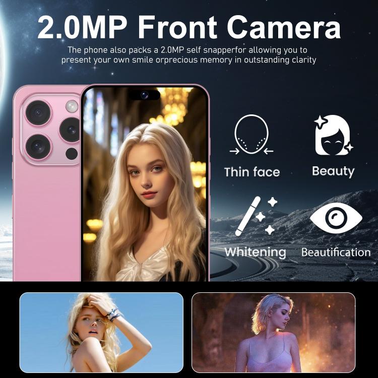 I16 Pro Max / VD1, 3GB+32GB, 6.8 inch Android 10 MTK6753 Octa Core, Network: 4G, Dual SIM, Plug:AU Plug(Grey) - free shipping - PMc TechLife - Order now!