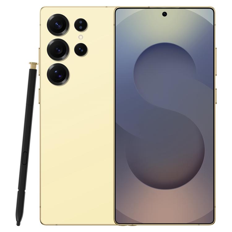 S25 Ultra / S11, 4GB+64GB, 6.75 inch Android 12 MTK6762 Octa Core, Network: 4G, Dual SIM, Plug:UK Plug(Yellow) - free shipping - PMc TechLife - Order now!