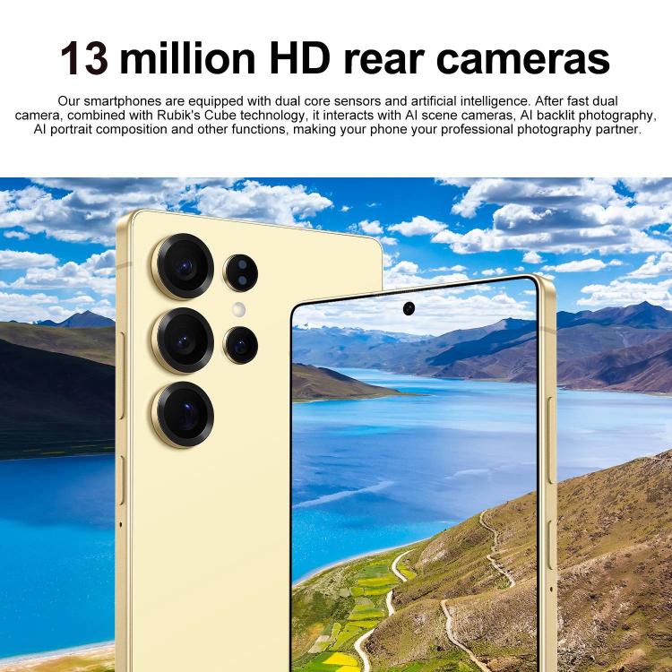 S25 Ultra / S11, 4GB+64GB, 6.75 inch Android 12 MTK6762 Octa Core, Network: 4G, Dual SIM, Plug:UK Plug(Green) - free shipping - PMc TechLife - Order now!