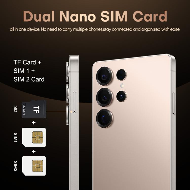 S25 Ultra / B9, 2GB+16GB, 6.75 inch Android 8.1 MTK6739 Quad Core, Network: 4G, Dual SIM, Plug:UK Plug(Titanium Silver Blue) - free shipping - PMc TechLife - Order now!