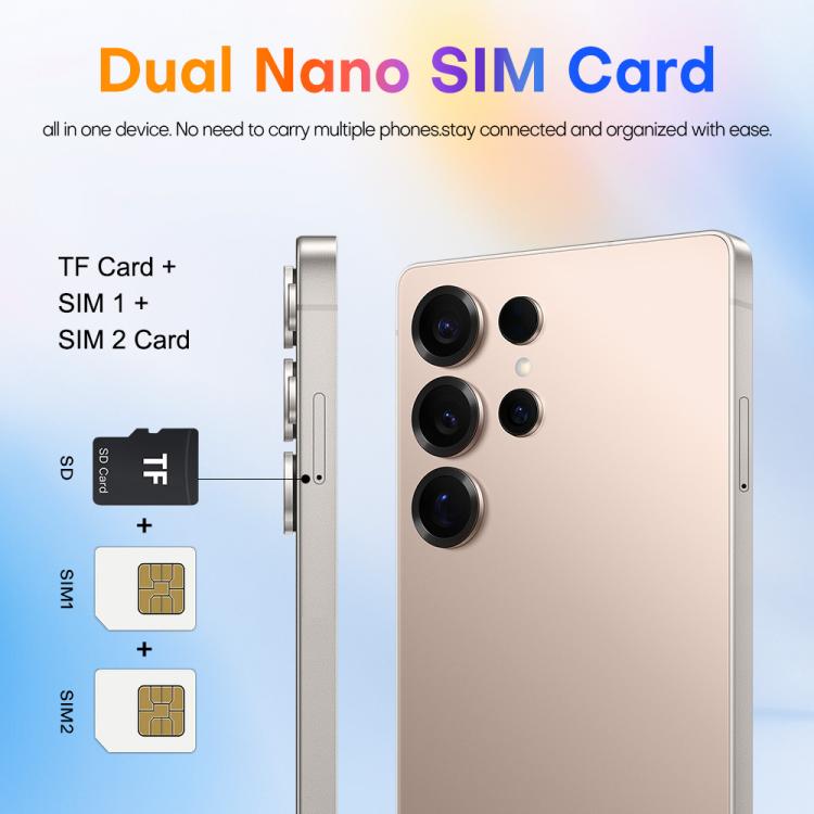 S25 Ultra / Q25, 4GB+64GB, 6.75 inch Android 12 MTK6762 Octa Core, Network: 4G, Dual SIM, with Stylus Pen, Plug:EU Plug(Titanium Black) - free shipping - PMc TechLife - Order now!