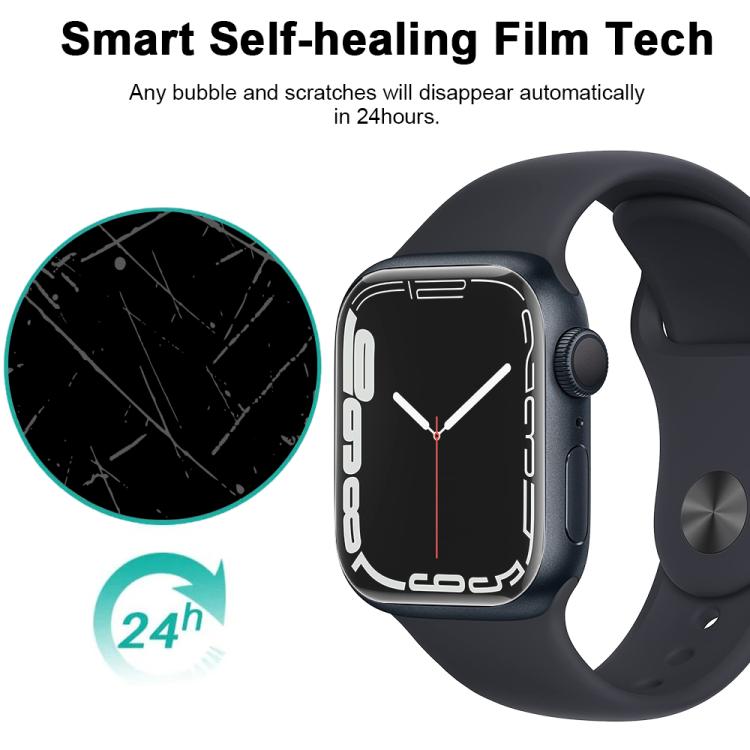 For Apple Watch Series 9 / 8 / 7 41mm 5pcs xDfind Soft Hydrogel Film Full Cover Front Protector - free shipping - PMc TechLife - Order now!